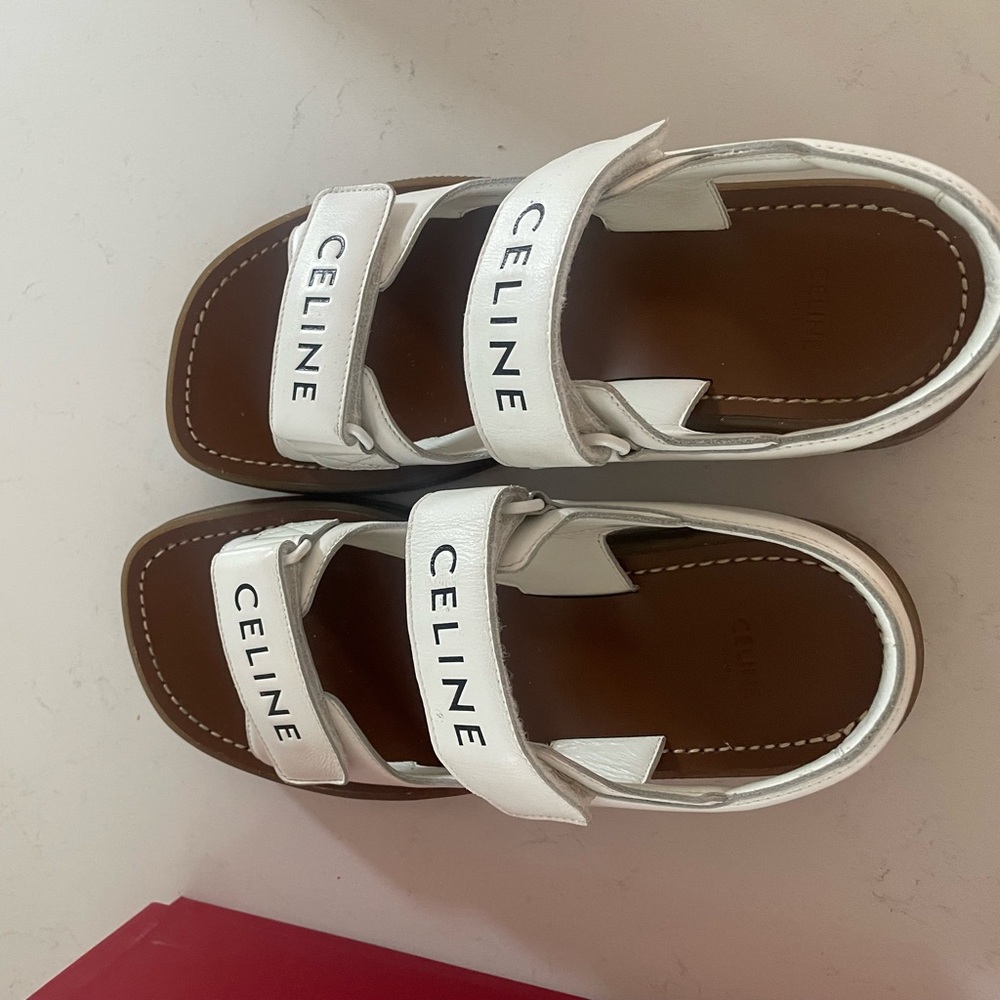 Celine Logo Sandals - Picture 14 of 14